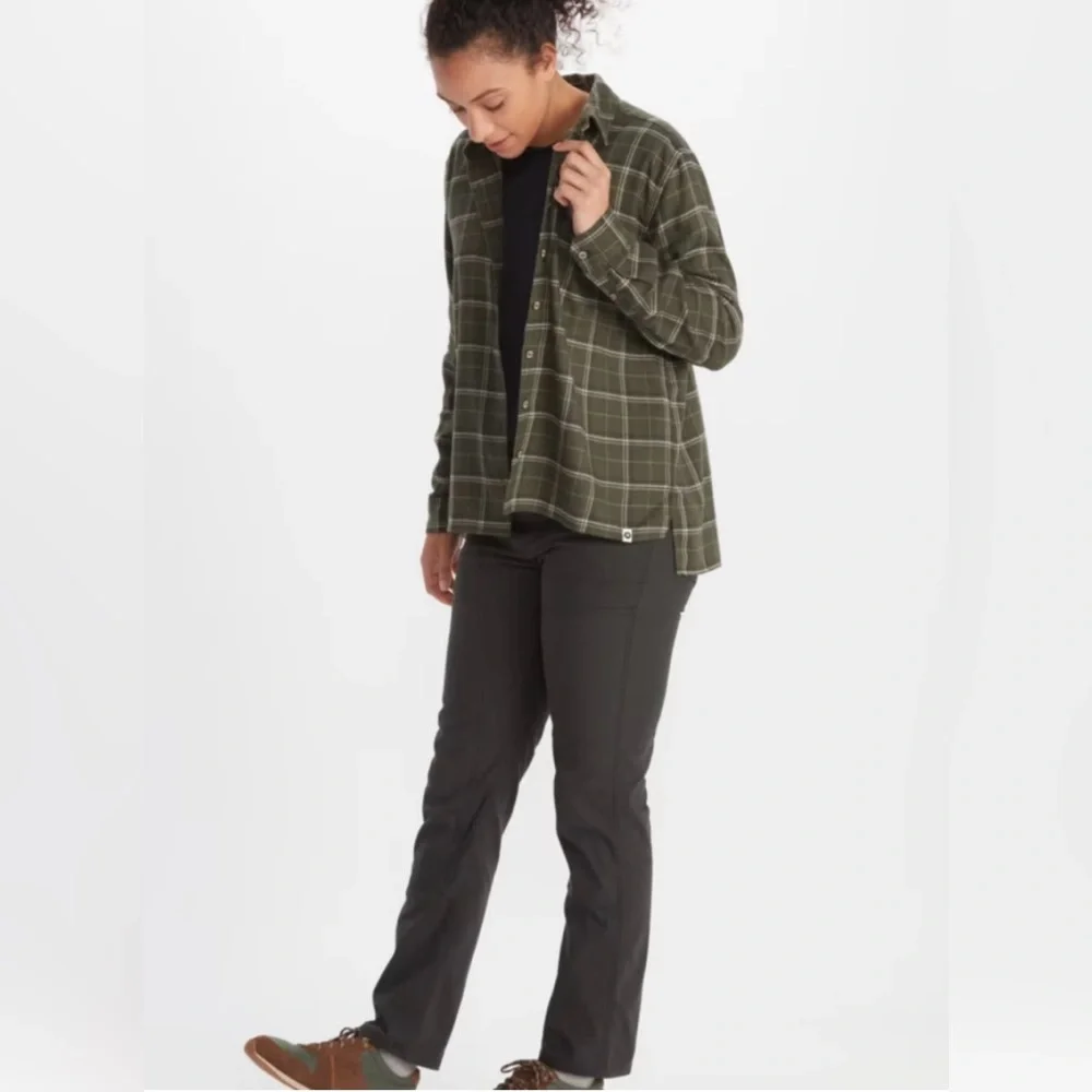 NWT Marmot Women Fairfax Boyfriend Midweight Flannel Shirt - Picture 2 of 13